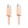 Hama Kabel ładujący USB-C-USB-C nylonowy 1m orange - 1331325 - zdjęcie 3
